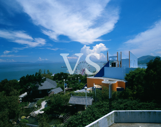 City scenery of Xiangjiang New District, Changsha City, Hunan Province, China